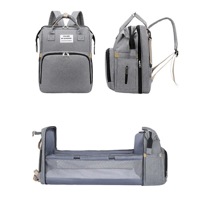 Sac à langer 2-en-1 avec lit pliable intégré