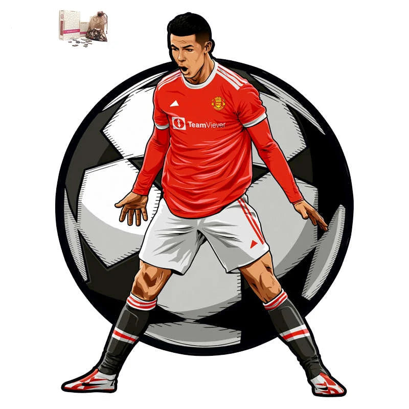 Puzzle en Bois Joueur de Football – Cadeau pour Fan de Foot
