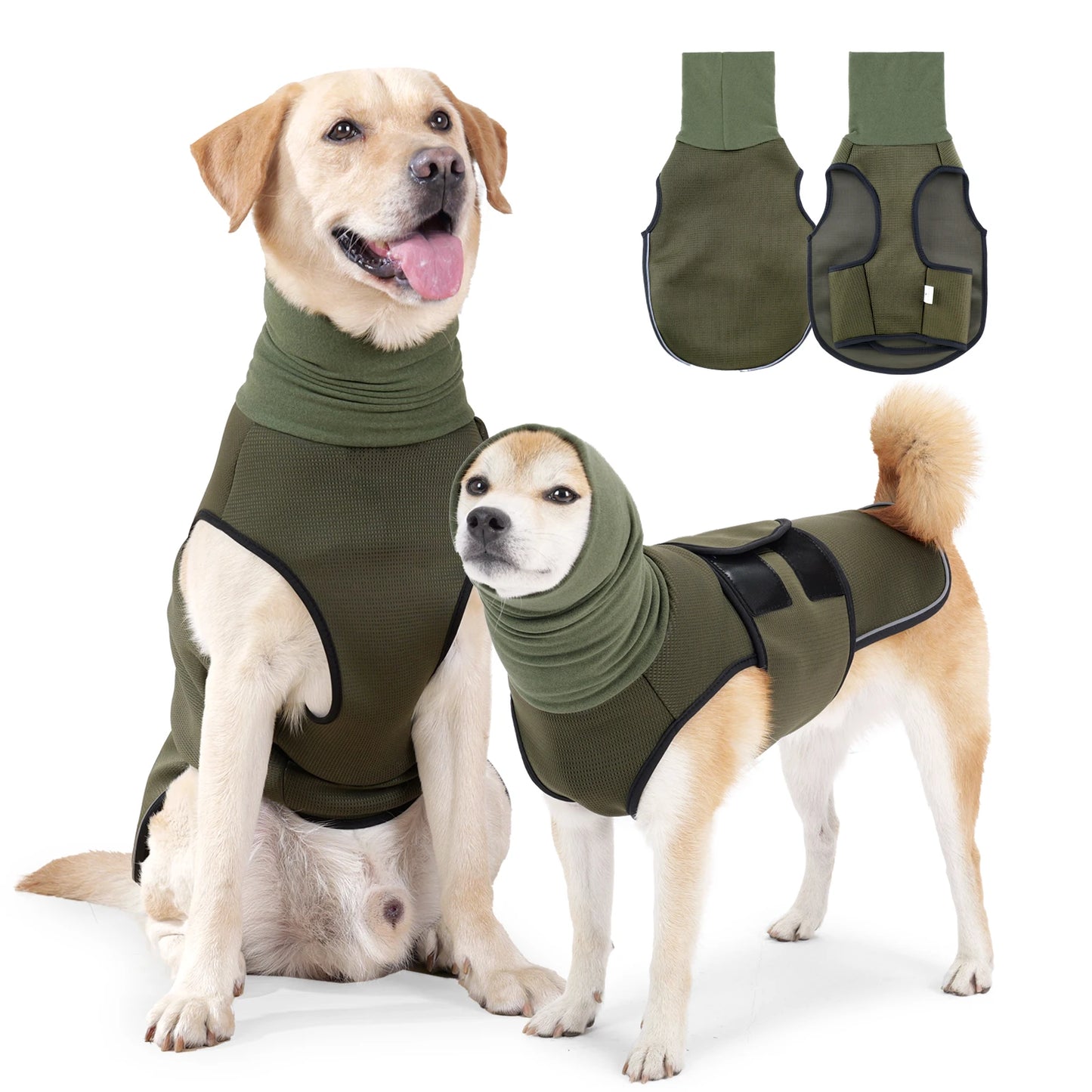 Gilet Anti-Stress pour Chien — Apaisement Naturel pour Orages & Feux d'Artifice
