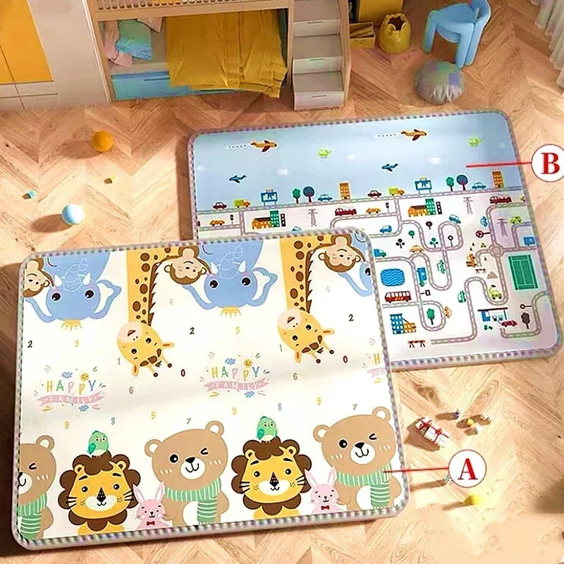 Tapis de jeu bébé pliable – Épais, doux et anti-chocs