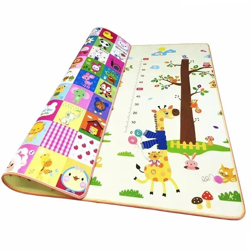 Tapis de jeu bébé pliable – Épais, doux et anti-chocs