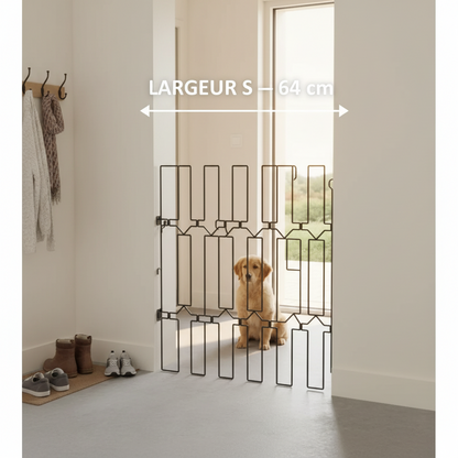 Barrière Rétractable en Métal pour Chien & Chat – Escaliers & Portes