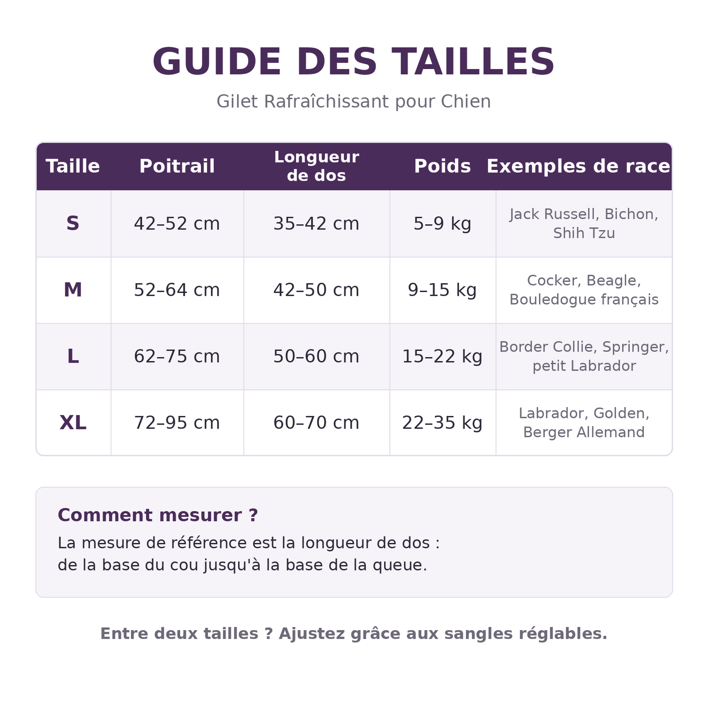Gilet Rafraîchissant pour Chien — Évaporatif, Léger & Réfléchissant