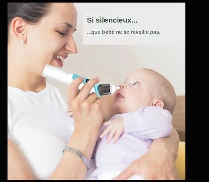 Aspirateur Nasal Électrique Bébé — Mouche-Bébé Silencieux & Rechargeable