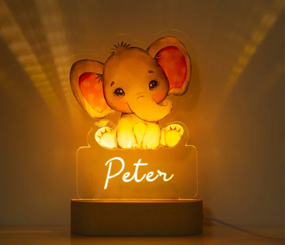Veilleuse personnalisée avec prénom – Cadeau magique pour votre enfant